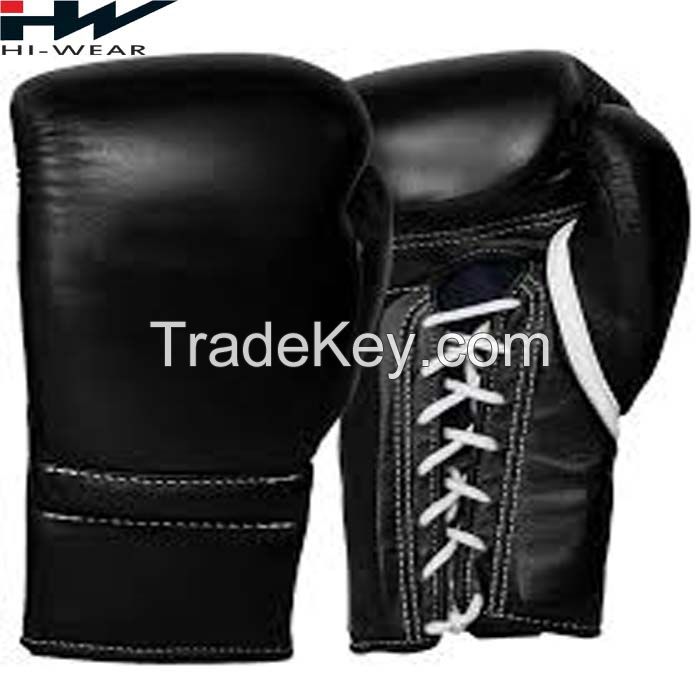 Customized Pro Leather Boxing Gloves