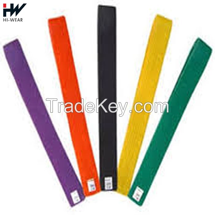 Hot sale 100% cotton bulk quantity karate belts