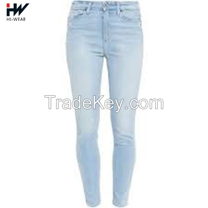 Lose Distressed Jean High Waist Boyfriend Jeans For Women Acid Wash