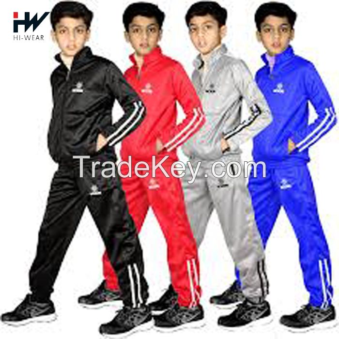 Bulk Basic Neutral Clothing Vendors Unisex Children&#039;s Girls Boys Plain French Terry Cotton Tracksuit Sweatsuits Sets for Kids