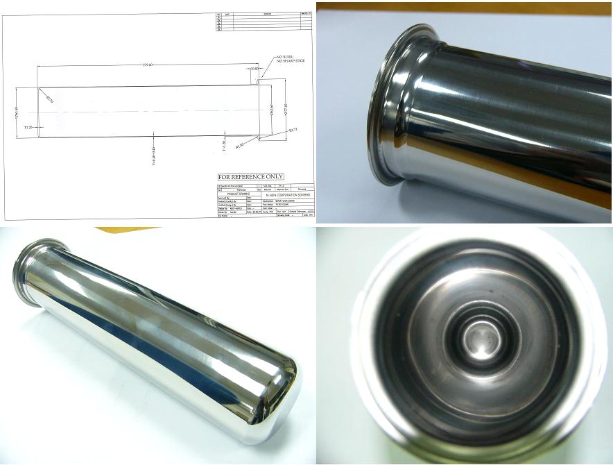 Seamless Structure Stainless Steel Water Filter Housing