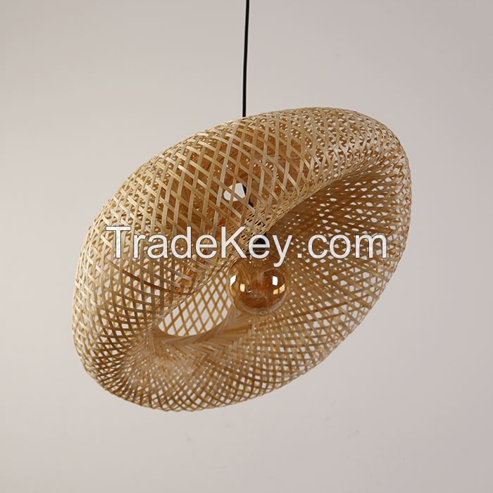 Wicker Light Pendant Rattan Lampshade Hanging Pendant Light For Home Decor Made In Vietnam