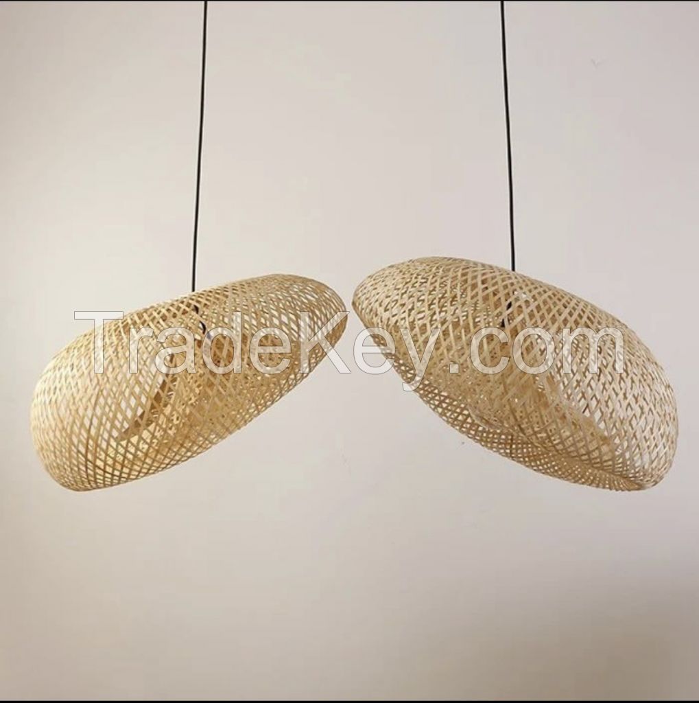 Wicker light pendant Rattan lampshade Hanging pendant light for Home Decor made in Vietnam