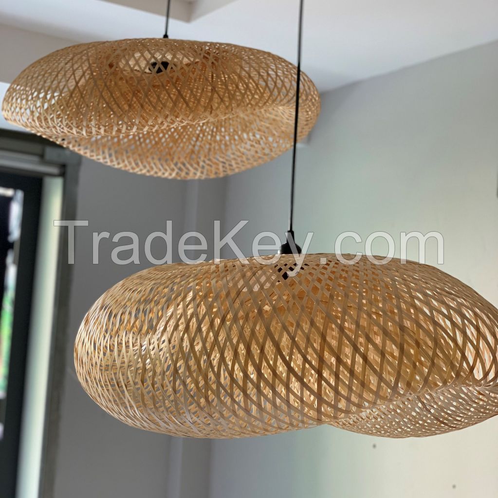 Wicker light pendant Rattan lampshade Hanging pendant light for Home Decor made in Vietnam