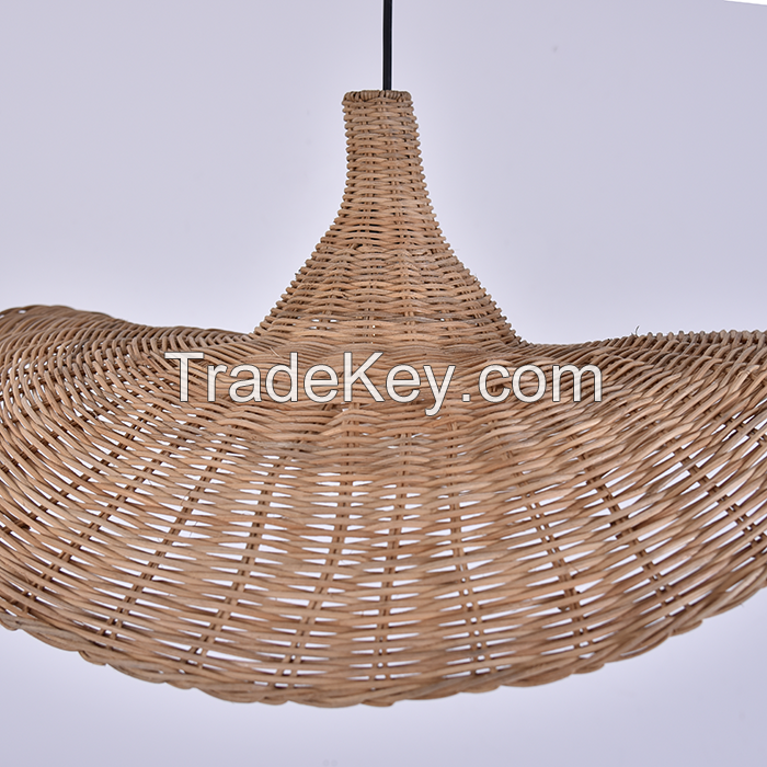 Wicker Light Pendant Rattan Lampshade Hanging Pendant Light For Home Decor Made In Vietnam