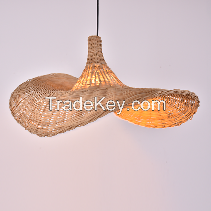 Wicker Light Pendant Rattan Lampshade Hanging Pendant Light For Home Decor Made In Vietnam