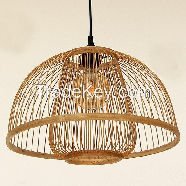 Wicker light pendant Bamboo lampshade Hanging pendant light for Home Decor made in Vietnam