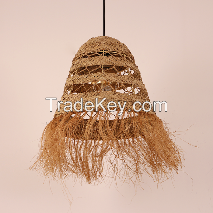 Seagrass lampshade Hanging pendant light for Home Decor made in Vietnam