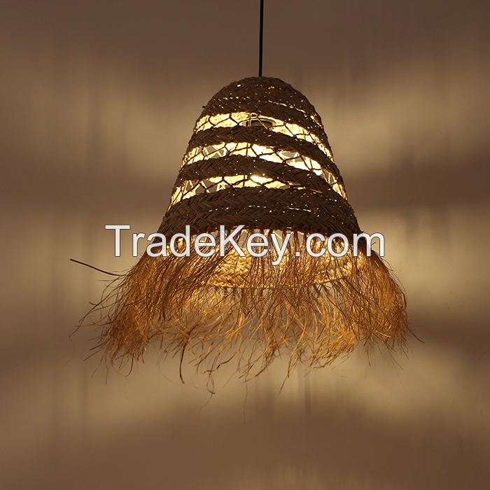 Seagrass lampshade Hanging pendant light for Home Decor made in Vietnam