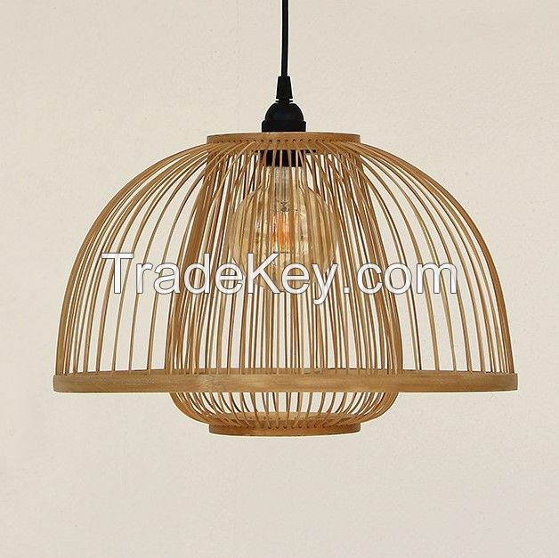 Wicker light pendant Bamboo lampshade Hanging pendant light for Home Decor made in Vietnam