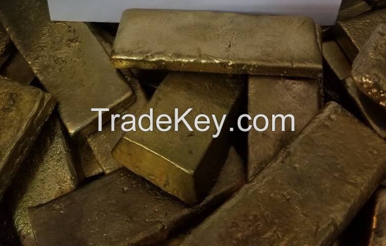 Gold bars and copper cathodes 