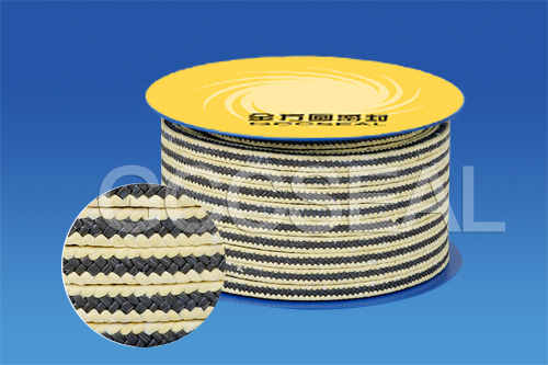 Graphited PTFE Packing with Aramid Corner