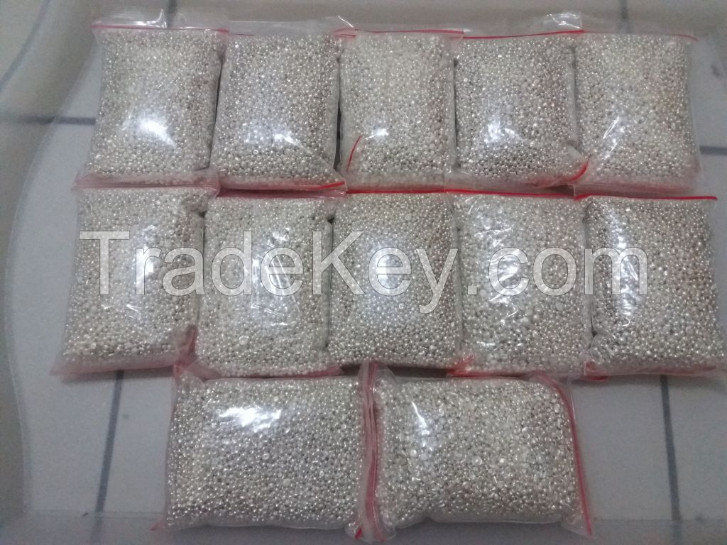 pure silver Ag granules / grain material for jewelry making