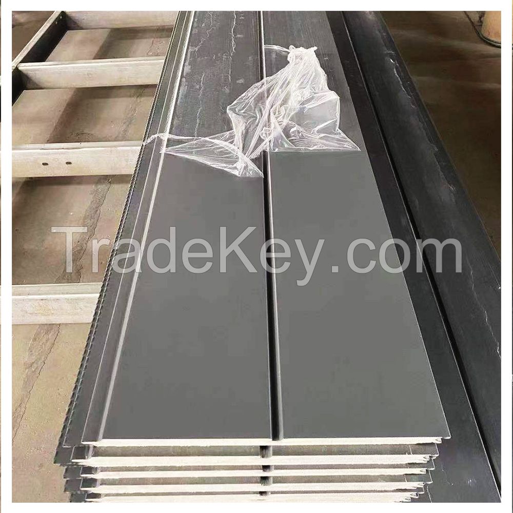 Thermal Insulation Decorating Exterior Composite Insulated Metal 16mm PU Sandwich Wall Panel