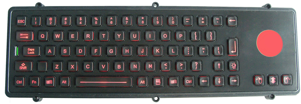 Backlight Keyboard with stainless steel material