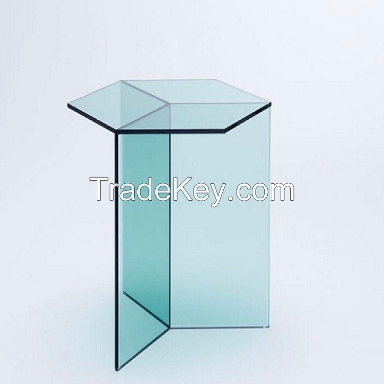 hexagon side table