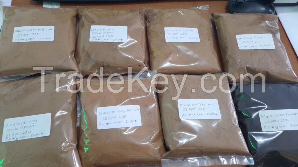 Cocoa Powder (Natural / Alkalized / Low-Fat / Alkalised / Brown / Dark Brown / Black)