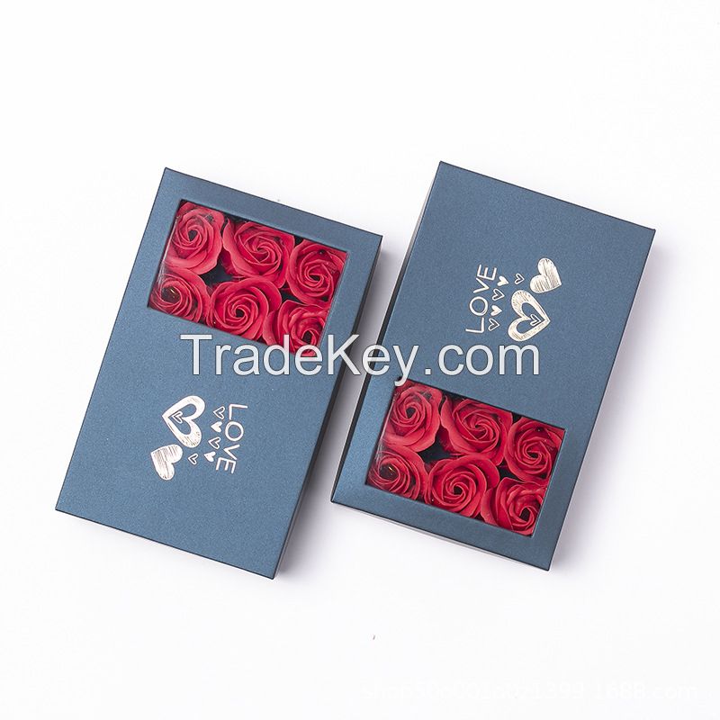 Open window sky and earth cover 6 roses box