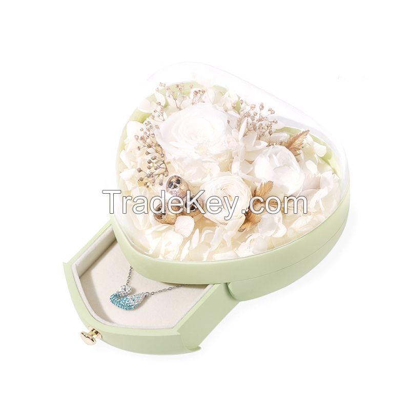 Heart-shaped Tumbler Preserved Flower Box