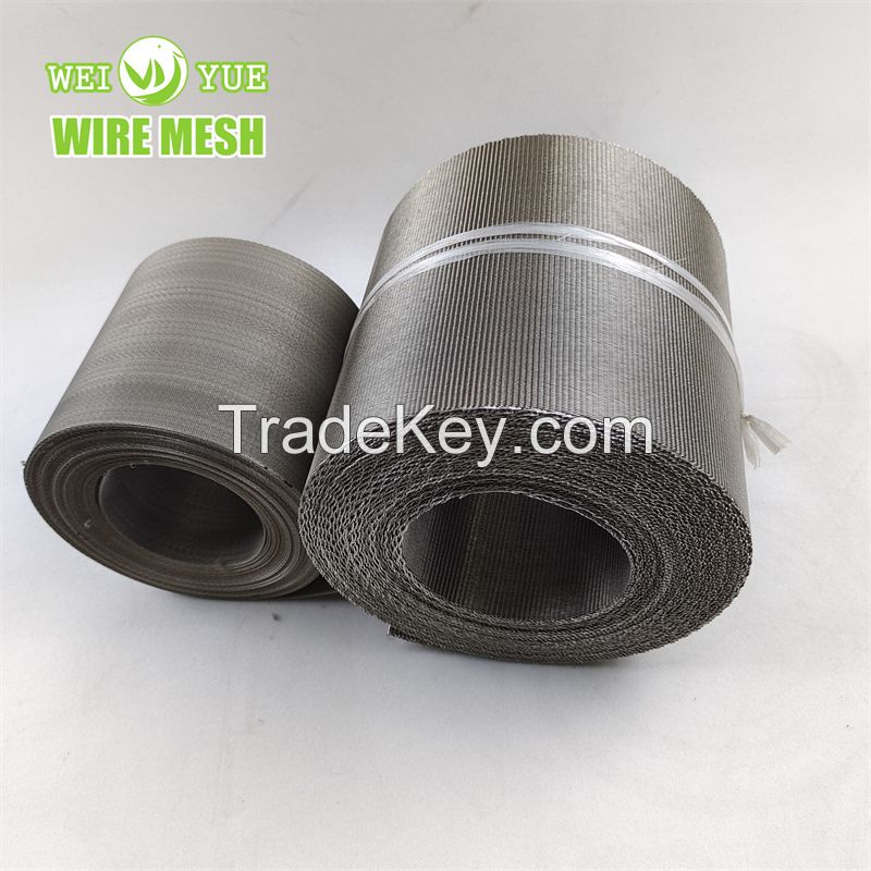 Ss 304/316 Wire Mesh Filter Industry Belt in Twill Dutch Woven Filter Cloth Mesh for Extrusion, Blown Film