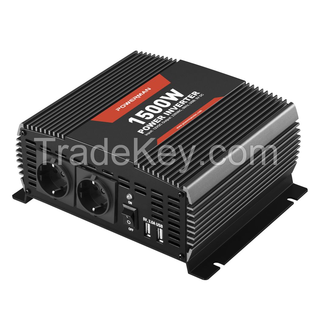 12V DC -AC car power inverter/converter  1000W modified  sine wave