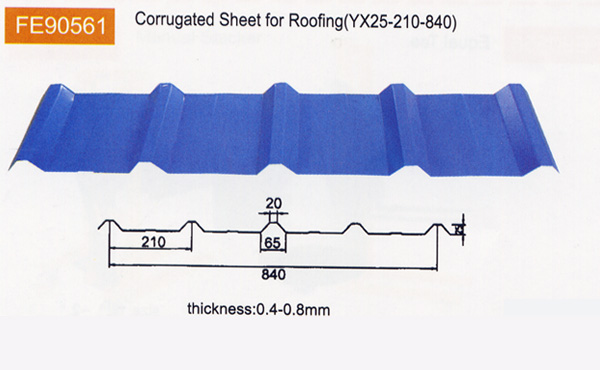 840 Corrugated Roofing Sheets