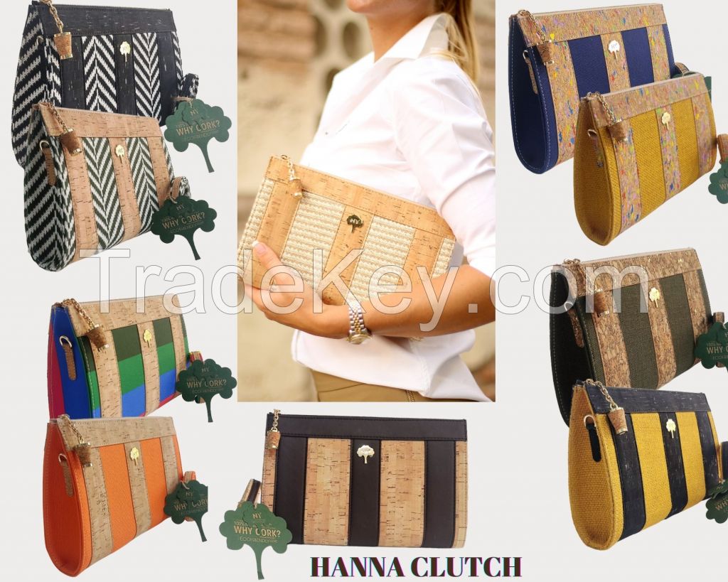 NY Cork Hanna Crossbody Clutch