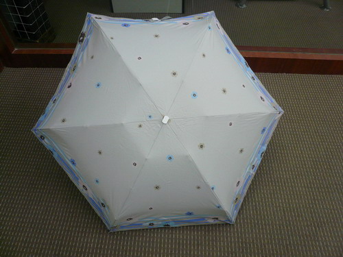 5 section manual folding umbrella