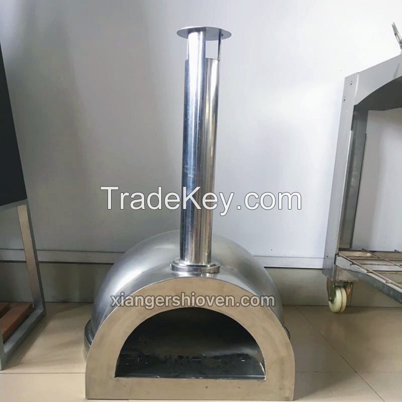 Stainless Steel Wood Fire Pizza Oven- PO-Y06S-W