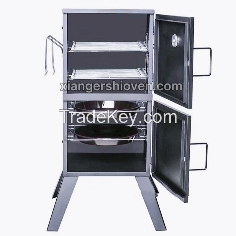 3 in 1 Barbecue Smoker BBQ grill Charcoal BBQ Grill -BS-C02-W