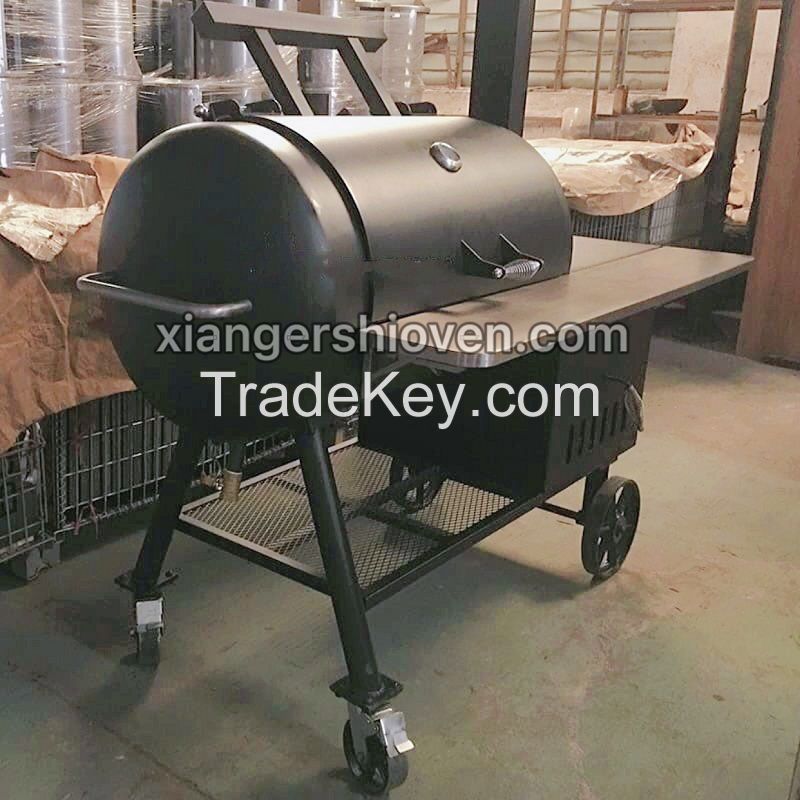 Trolley Barbeque Smoker Outdoor BBQ Grill- BG-H07S-W
