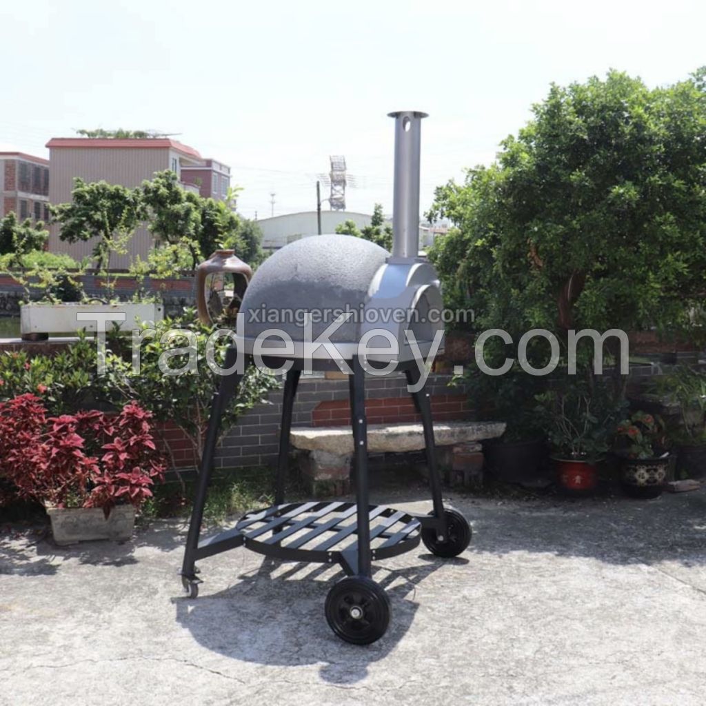 Wood-Fried Clay Pizza Oven, Light Weight Easy Move, Low MOQ, China Manufactory- CLAY-W-800-1-B1