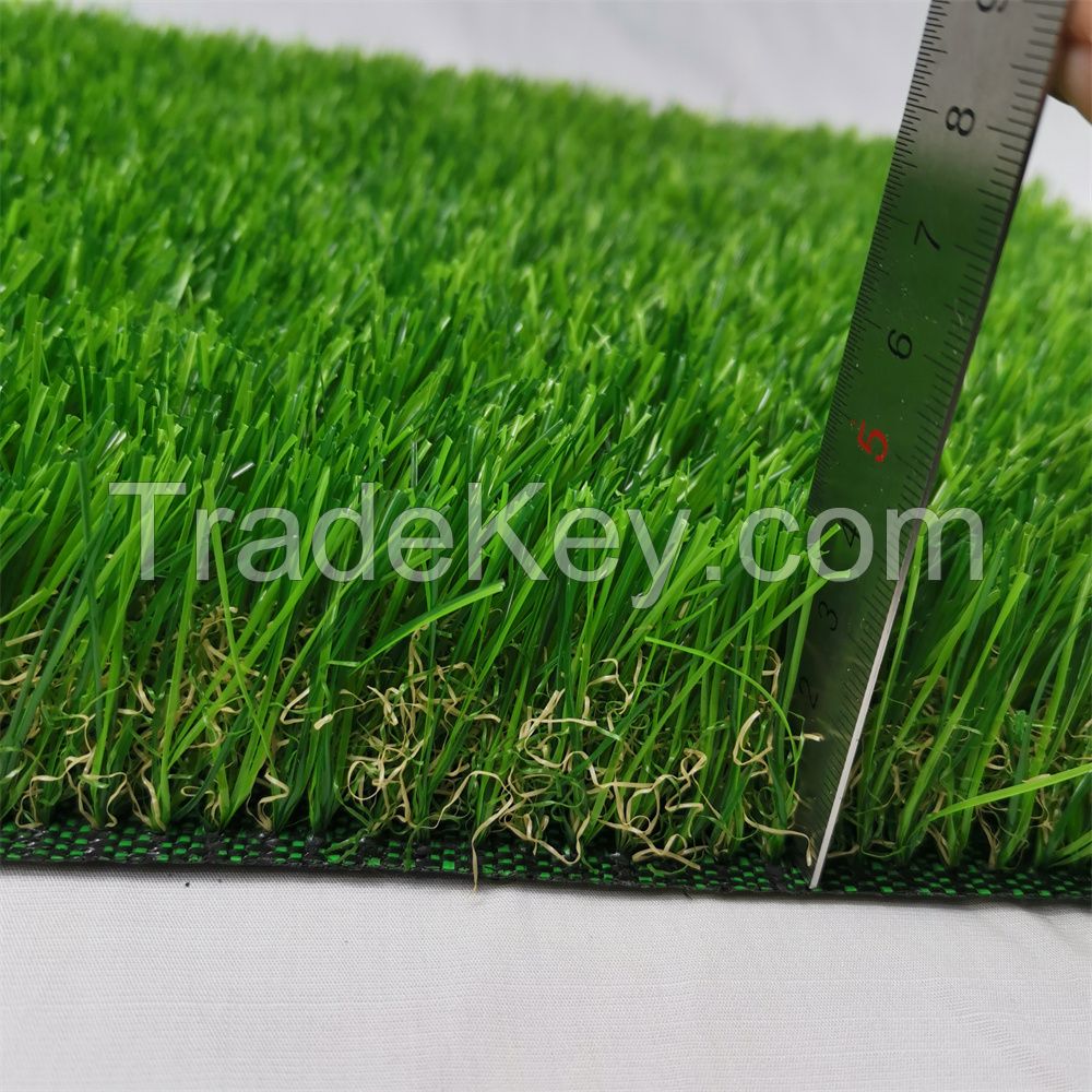 25mm pile height Soft turf comfortable balcony artificial grass mat