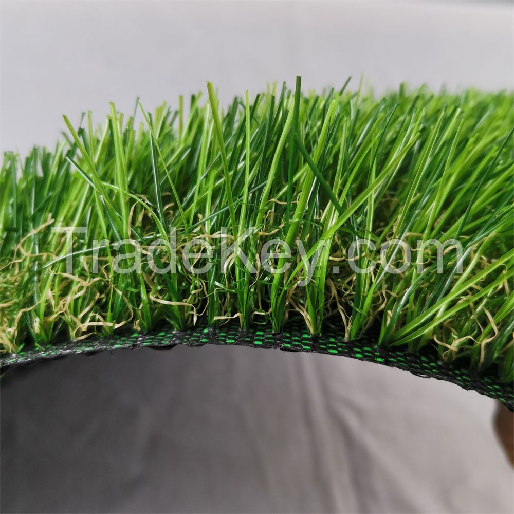 25mm pile height Soft turf comfortable balcony artificial grass mat