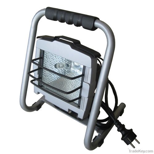 Portable halogen worklight