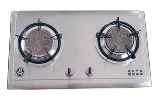 Metal infrared built-in gas stove (stainless steel panel )