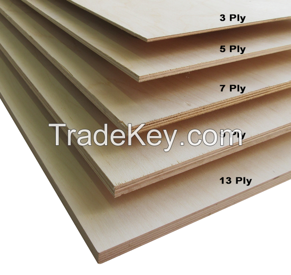 Vietnam Commercial Plywood - Bintangor, Birch, Okume Face 