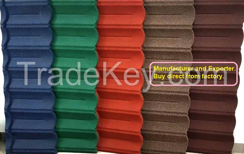 STONE COATED METAL ROOF TILES