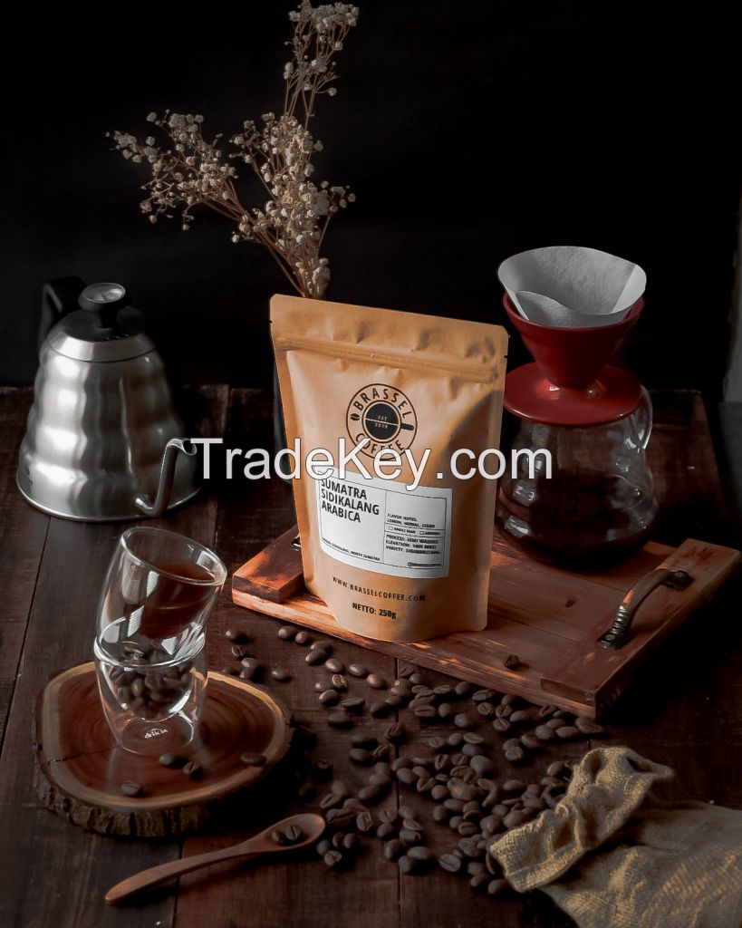 Brassel Coffee Sumatra Sidikalang Arabica 250 G