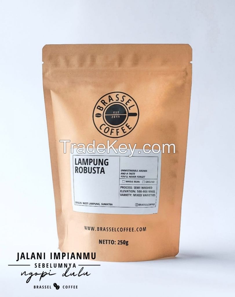 BRASSEL COFFEE Lampung Robusta 250 g