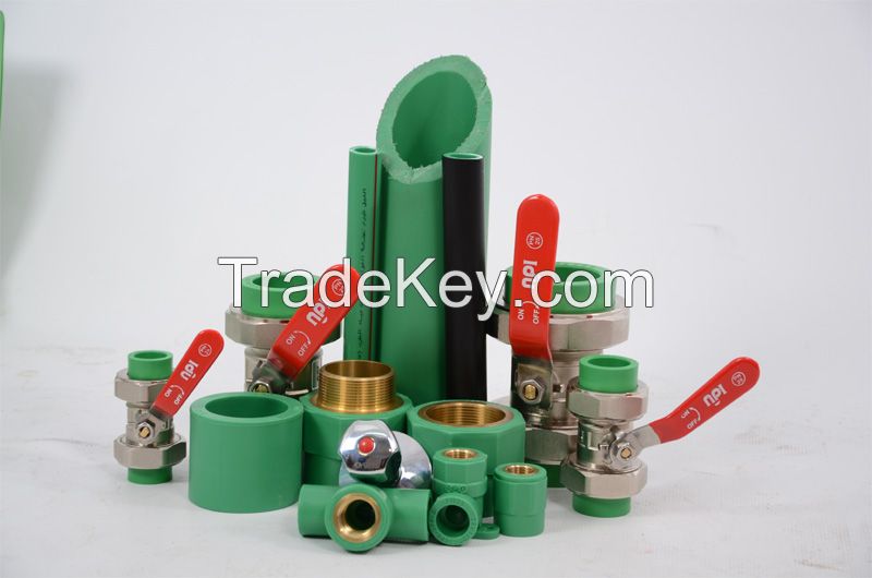 PPR and PVC pipes and fittings