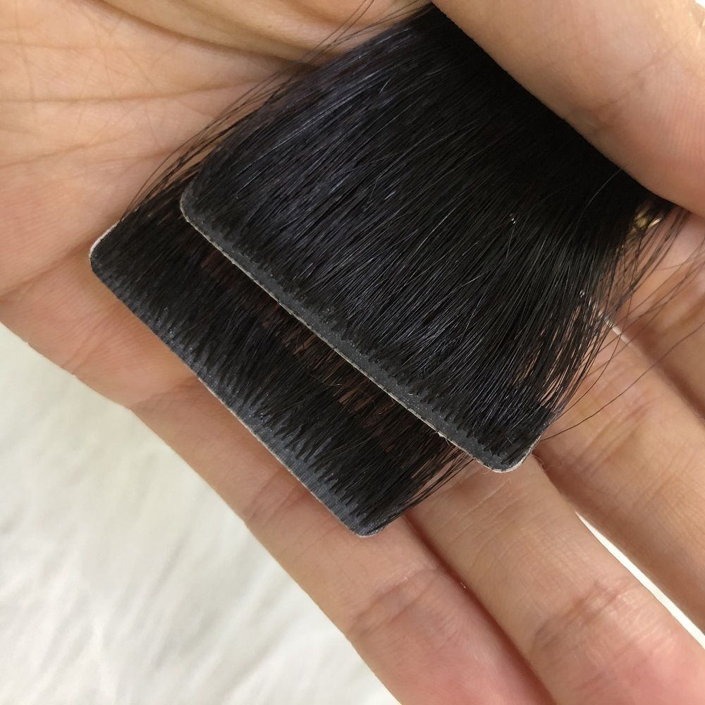 Hand Tied Invisible Tape Hair 
