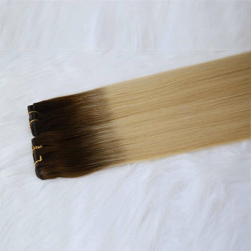 machine made hair weft