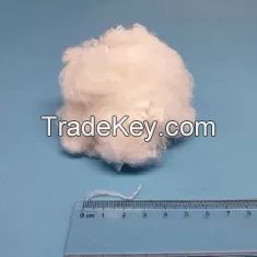 Fire Resistant Recycled Polyester Staple Fiber Good Elongation Rate