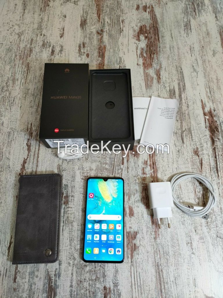 Huawei Mate 20, 4Gb Ram, 128GB plus nagelneues Lederetui