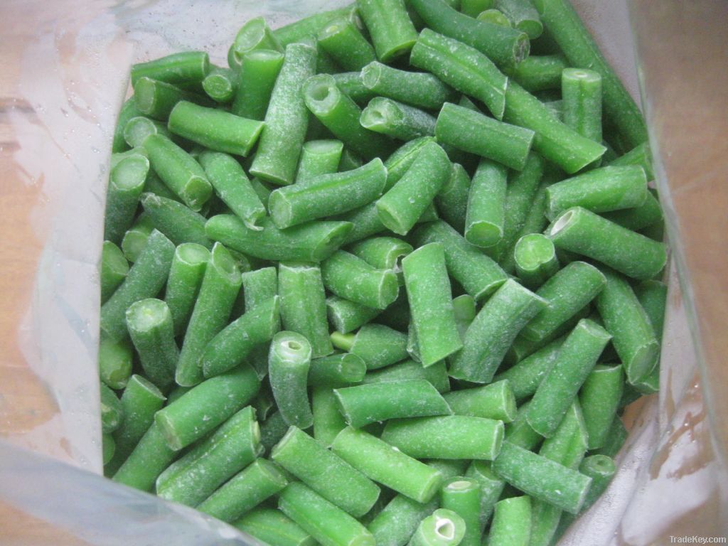 Frozen cut green bean