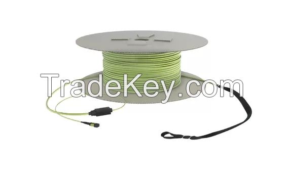 MPO 24 Core Fiber Optic Cable Backbone 5.0mm with Pulling Eye