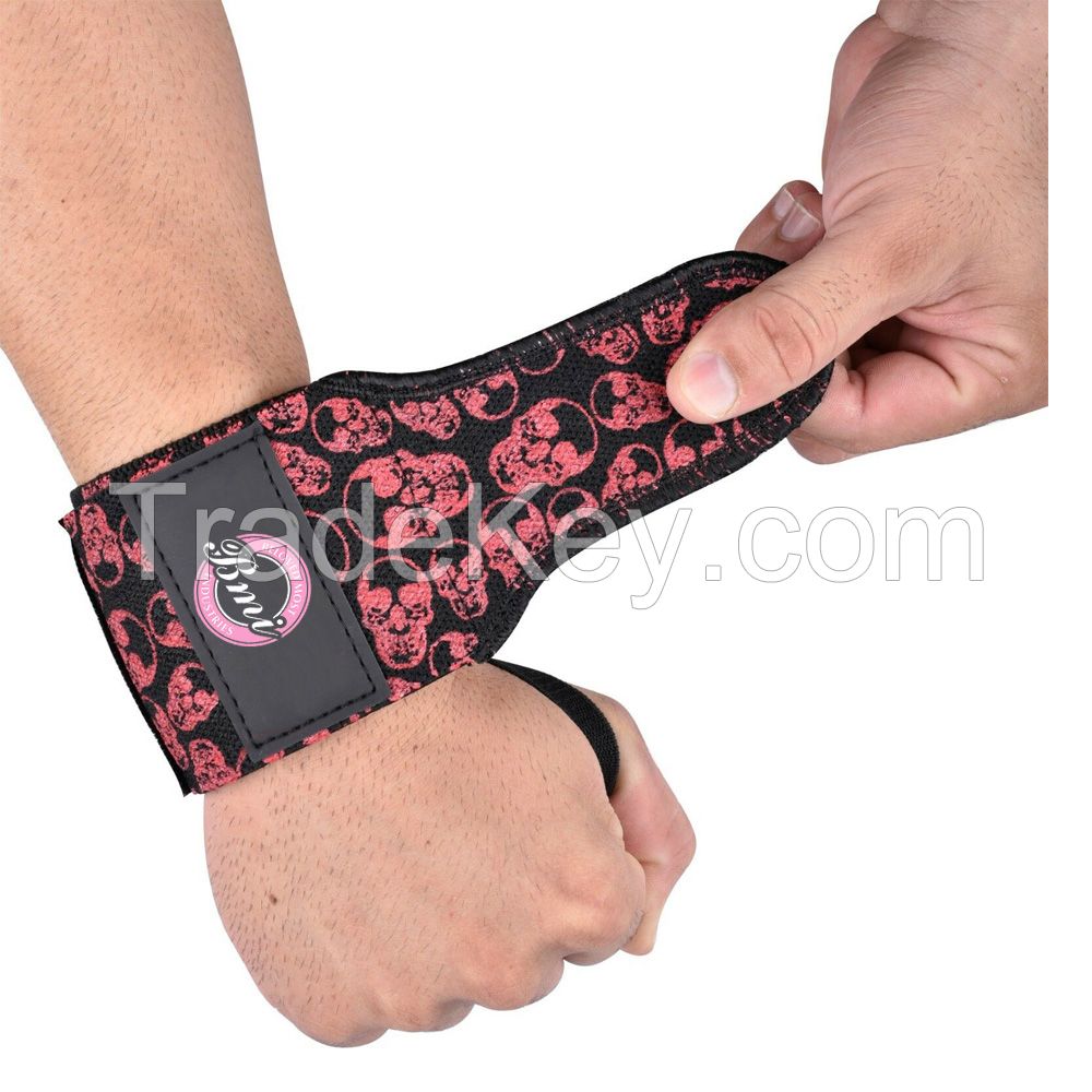 Breathable Weightlifting Wrist Wraps High Quality Camo Wrist Wraps