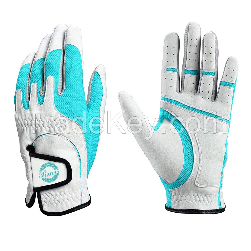 USA Design Leather Left One Right Hand Easy Grip Golf Glove