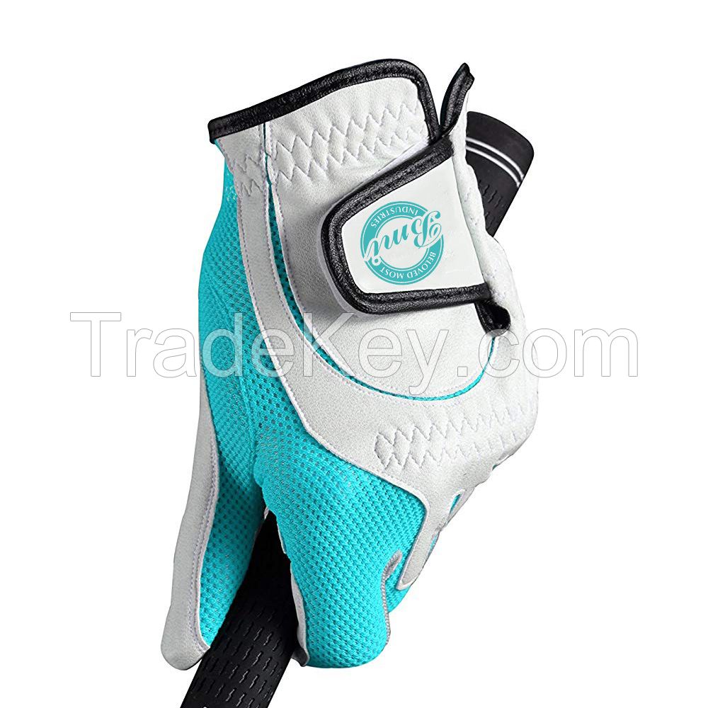 USA Design Leather Left One Right Hand Easy Grip Golf Glove